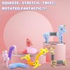 8 Pack Animal Pop Tubes, Fidget Toys for Sensory Play, Party Favors for Kids, Goodie Bag Stuffers Treasure Box Classroom Prizes Gifts, Birthday Gifts for Kids 3 4 5 6 7 8