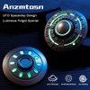 Cool Spaceship Fidget Spinners Metal, UFO Model Finger Hand Spinner, Anti Anxiety Stress Relief Toys Gift for Kids & Adults, Luminous Night Effects, Exclusive Desk Spinning Top for Office