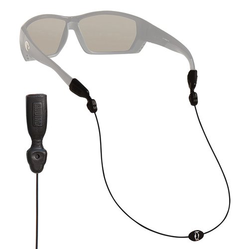 Chums Orbiter Eyewear Retainer - Lightweight Stainless Steel Cable Glasses Strap (Silver), 15.75" (12403749)