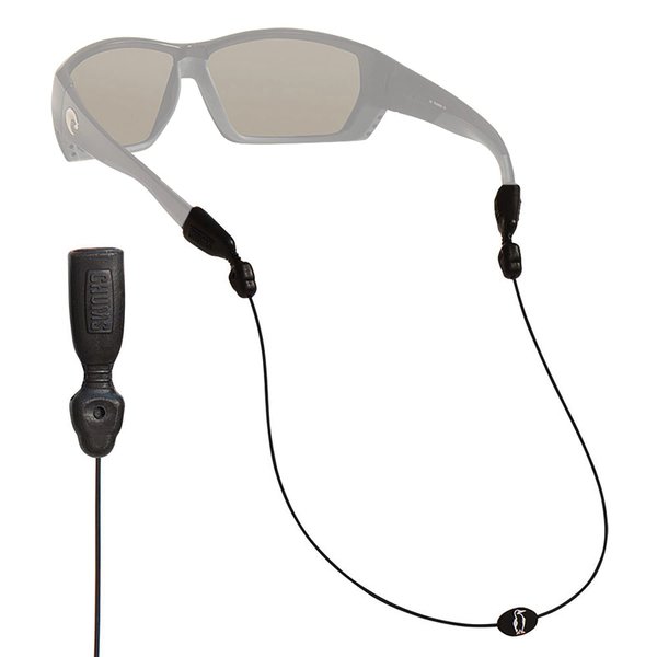 Chums Orbiter Eyewear Retainer - Lightweight Stainless Steel Cable Glasses Strap (Silver), 15.75" (12403749)