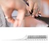 Teasing Comb, 3 Row Comb Hair Care Hair Styling Modeling Comb Lightweight Hair Salon Supplies Comb (White)