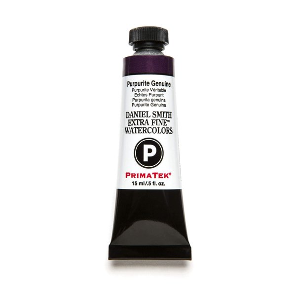 DANIEL SMITH Extra Fine Watercolor 15ml Paint Tube, Purpurite Genuine, 0.5 Fl Oz (Pack of 1),Purple