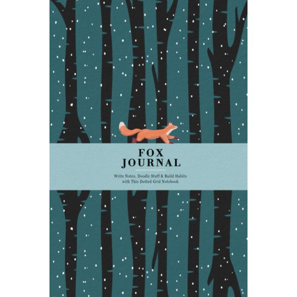 Fox Journal: Write Notes, Doodle Stuff & Build Habits with This Dotted Grid Notebook | Fox in Dark Woods
