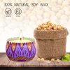 Scented Soy Aromatherapy Candles Gifts for Women,17.6 oz 4 Pack 120 Hours Burn, Premium Body Relax & Stress Relief Candles,Ideal Gifts for Birthday, Christmas, Thanksgiving, Mother's Day