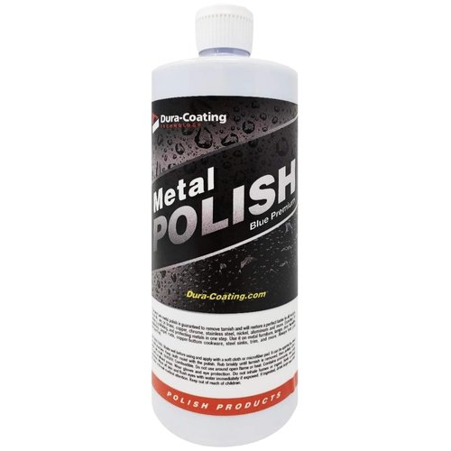 DURA-COATING TECHNOLOGY, Blue Premium Metal Polish - Perfect Brightener and Scratch Remover for Aluminum Wheels, Diamond Plate, Stainless Steel, Copper, Brass, & Nickel (1 Gallon Bottle)