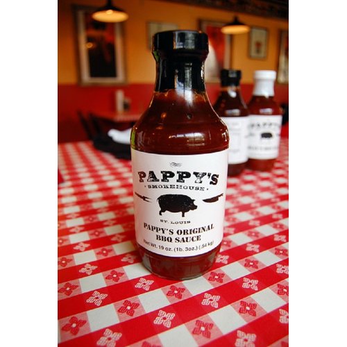 Pappy's Smokehouse Original BBQ Sauce, 19 Ounce, Memphis Style Barbecue From The Best St. Louis BBQ Restaurant