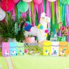 MOAXMOA Llama Party Favor Bags Cactus Gift Bags Mexico Fiesta Goodie Treat Bags Themed Baby Shower Birthday Party Supplies with Stickers Set of 24
