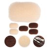 LALAFINA 6Pcs Bump Up Hair Clips Sponge Volume Hair Insert Hair Bases Hair Bump Up Comb Clip Hair Increasing Clip for Women DIY Hair Style