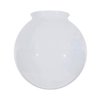 KOR K21815 6-Inch White Glass Globe Lamp Shade - 3-1/4-Inch Fitter Opening - Lighting Fixture Replacement