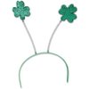 The Dreidel Company Shamrock Head Bopper Headband, St Patrick's Costume Accessory, Party Favor (4-Pack)