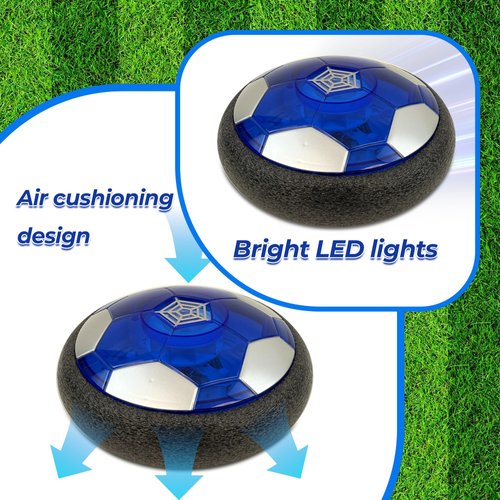 LADFAR Hover Soccer Ball Toy for Kids, Boys Birthday for Age 3-8 Year Old, Soccer Ball Rechargeable Light-up Toys, Outdoor Indoor Games for Boys and Girls 4-5 5-6 7-12