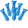 Blue Necktie Balloon Father's Day Balloon Neck Tie Balloon For Baby Shower Wedding Halloween Graduation, 6 Pack Cute Necktie Foil Balloons Happy Father Day Decorations Dad Birthday Party Supplies