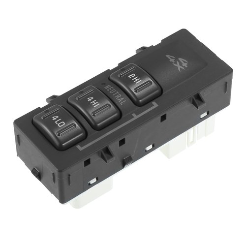 X AUTOHAUX 4 Wheel Drive Switch Without AUTO Button for Chevy Silverado Sierra 1500 2500 3500 Pickup Avalanche Suburban Tahoe Yukon 2001-2002 Replaces 19168769 15067877