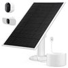 6V 4.5W Solar Panel Charge for Arlo Pro 3/ Pro 4/ Arlo Pro 5S/ Arlo Ultra/Ultra 2/ Arlo Go 2, IP 65 Waterproof for Continuous Power Supply in The Outdoor-Magnetic Connection Port-1Pack