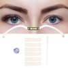 Eyebrow Marker Ruler, Eyebrow Tattoo Mapping Tool Set Eyebrow Mapping String Tool Eyebrow Line Ruler Mapping Microblading Line Marker Measuring Ruler Kit Brow Mapping Tool with Level Kit for Makeup
