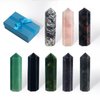 Premium Quality Healing Crystal Column, Oversized Chakra Crystal Wand (4.1"), Home Decoration, Reiki, Meditation, Gift Giving, Suitable for Beginners of Chakra Crystal (Black Obsidian)