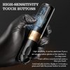 Ambition Vibe Tattoo Machine - Rotary Cartridge Battery Pen with 2400mAh Touch Buttons LED Digital Display Wireless Power Brushless Motor Tattoo Equipment Supply for Professional Artists and Beginners