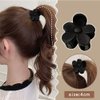Flower Clips for Hair Accessories for Girls Women Matte Flower Hair Clips Claw Medium Hair Claw Clips Jaw Clips for Hair Clamps
