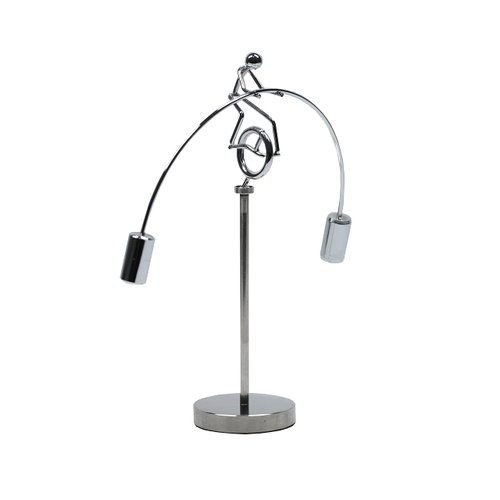 MagicTech Steel Balance Toy Balancing Tumbler Toy Kinetic Art Balance Toy Decompressive Science Psychology Home Offic Decor Desk Toy PH04