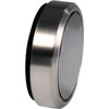 Westbrass A493CH-07 Patented Deep Soak Round Replacement 2-Hole Bathtub Overflow Cover for Full and Over-Filled Closure, Satin Nickel