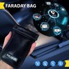 Faraday Bags for Laptops (20 x 15 inches), Faraday Cage with Key Fob Protector, Fireproof Waterproof Faraday Bag EMP Proof Signal Blocker, Anti-Theft RFID Blocking Pouch, Anti-Hacking Case Blocker