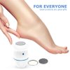 Portable Electric Foot Grinder, Electric Foot Callus Remover Electric Vacuum Adsorption Foot Grinder, Foot Heel Repair Electric Foot File Pedicure Foot Care Tool for Dead, Hard Cracked Dry Skin (Blue)