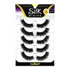 Laflare Silk Mink 3D False Eyelashes Light, Fluffy Natural Looking False Lashes, Wispy Lashes 5 Pairs Value Pack (SM09X5P)