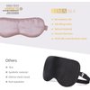 ZIMASILK 100% 22 Momme Pure Mulberry Silk Sleep Mask,Filled with 100% Mulberry Silk,Silk Wrapping Strap- Super Soft & Comfortable Sleep Eye Mask for Sleeping (Light Plum)