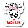 Salon Life Cosmetology Hairdresser Cosmetic Stylist Makeup Hair Messy Bun Travel Inspirational Women Girl CS1309-2PK
