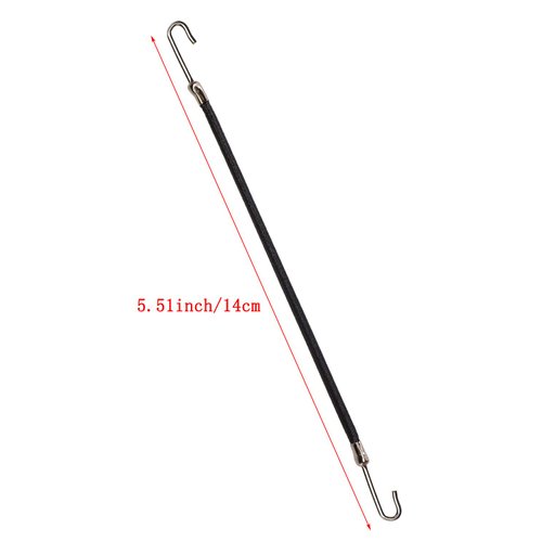 Mini Skater 10Pcs Women Ponytail Hooks Bungee Small Rubber Bands Hair Ties Accessories Elastic Holder Blonde Beige Styling Headbands Tools Claw Thick Hair Clips for Girl (Black)