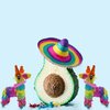 6 Pcs Mini Pinata 4x7" - Fiesta Party Decorations, Mexican Cinco de Mayo Party Supplies, Day of the Dead, Día de Los Muertos decorations, Table Centerpiece Decor by 4E's Novelty