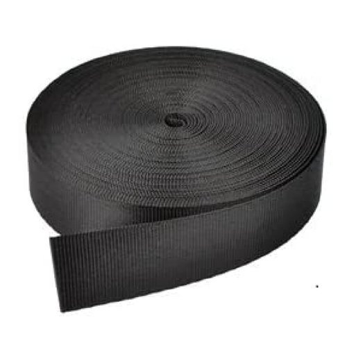LIUSM 10 Yard Nylon Webbing Strap,Black Durable Flat Straps for Outdoor/DIY Repair (1 inch)