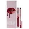 Kylie Cosmetics Matte Lip Kit - 103 Better Not Pout for Women - 2 Pc 0.10 oz Matte Liquid Lipstick, 0.03 oz Lip Liner