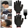 WULI PEACH Hair Curl Sponge Gloves, Magic Curly Barber Curling Twist Sponge Gloves Brush, Hair Brush Sponges for Black Men Curls Natural Hair Women (2pcs)