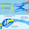 Portzon Unisex-Child Swim Goggles, Anti Fog No Leaking Clear Vision Water Pool Swimming Goggles