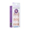 KISS imPRESS No Glue Press-On Nails, French, Fearless', Light Neutral + White Tip French, Medium Size, Almond Shape, Includes 30 Nails, Prep Pad, Instructions Sheet, 1 Manicure Stick, 1 Mini File