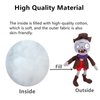 JHESAO 6 PCS PVZ Plushies RA Plants and Zombies Plush Sets Toy Guitar, Pirate Zombies 1 2 Stuffed Soft Archmage Zombie Doll, Football Zombie PVZ Plush Figure Doll Cowboy Zombies New