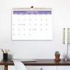 Calendar 2024-25 - Wall Calendar Runs from January 2024 - June 2025, 18 Months 2024-2025 Calendar with Thick Paper for Planning and Organizing for Home or Office, 8.5 x 11 Inches, Purple