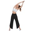 UEU Women's Wide Leg Yoga Pants High Waisted Comfy Dance Sweatpants Loose Casual Soft Lounge Joggers for Women with Pockets (Black, XL)