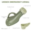 OUTFANDIA Female Urinal Spill Proof 1000ML- Urinal for Women & Men - Unisex Pee Funnel - Portable Women's Urinal - Sturdy Female Urination Device for Car Travel, Road Trip Essentials