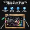 Neon Chalk Marker for Chalkboard Liquid Pen 8 Pack 5mm Bold Tip Erasable and Washable