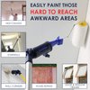 Aolamegs Multi-Angle Paint Brush Extension Tool for High Ceilings,Suitable for Fixing On Standard Threaded Extension Rod