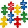 Mandarin Bird Toys by M&M 3002 Plastic Puzzle Piece Pk8 - Smoothly Shaped Brightly Colored Classic Bird Foot Toys, Interlocking, Create Designs and Patterns, Great Fun for Sm and Med Size Pet Birds