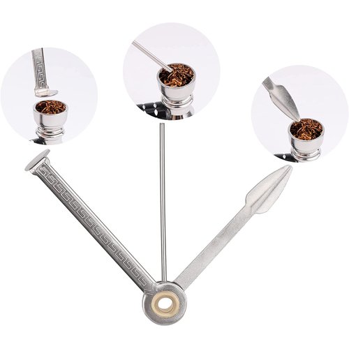 sansheng 6 Pack 3in1 Smoking Pipe Tool - pipe cleaning tool,pipe tamper tool, Tobacco pipe tool Cleaner, pipe tools for smoking tobacco