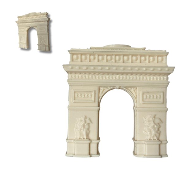 Arc De Triomphe 3D Printed Refrigerator Magnet - Paris Souvenir | PLA Eco-Friendly Magnet for Home & Office Décor