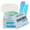 KevKev Lash Remover for Lash Extensions Eyelash Extension Remover Kit 10ml Melon Flavor Lash Glue Remover with Eye Patch Brushes Quick Dissolves Low Irritation For Professional Use Only(Melon)