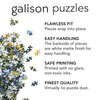 Galison Zodiac Flowers – 1000 Piece Puzzle Featuring Artistic Flowers Paired with Zodiac Signs