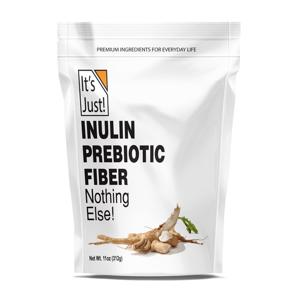 It's Just! - Inulin Prebiotic Fiber Sweetener, Product of Belgium, Chicory Root Powder (11 Ounce)