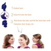 2Pcs Charming Bump It Up Volume Inserts Sponge Styling Insert Do Beehive Hair Styler Bun Maker Tool Hair Base Hair Comb Hair Styling Accessories