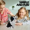 KADELE Cute Dog Building Animal Sets, Extremely Challenging STEM Building Blocks Decor for Adults Kids, Micro 3D Educational Toys for Boys Girls Ages 8 and Up，Border Collie